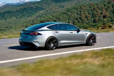 tesla model s side view